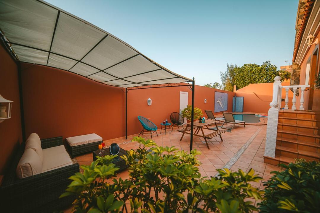 Villa Morada Sonneland Con Piscina Privada Climatizada Maspalomas  Exterior photo